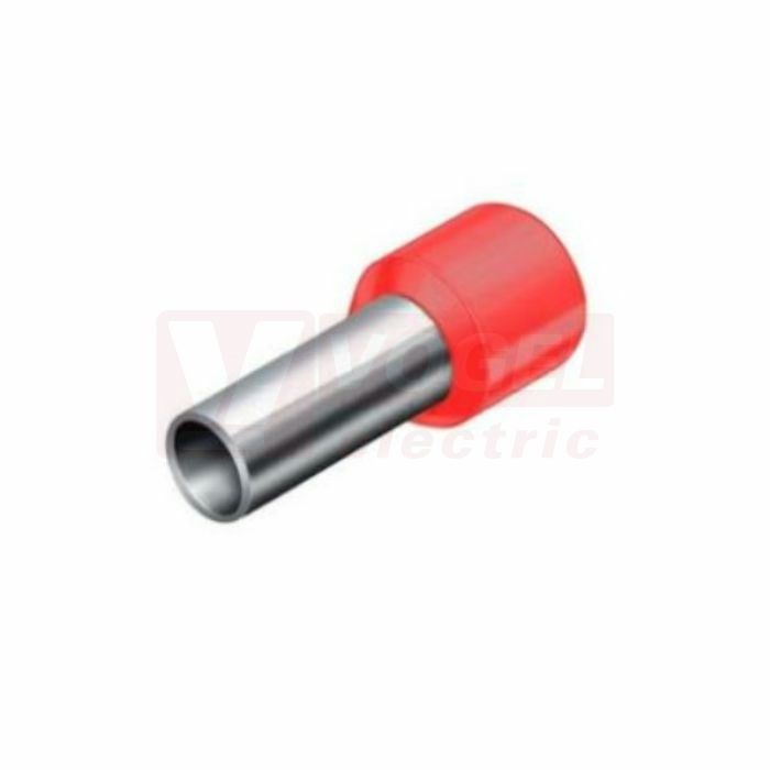 DI 95-30 rudá Dutinka izolovaná, průřez 95mm2 / délka 30mm, dle DIN46228, barva rudá